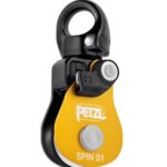 SPIN S1 POLEA SIMPLE Y COMPACTA DE ALTÍSIMO RENDIMIENTO CON ESLABÓN GIRATORIO PETZL